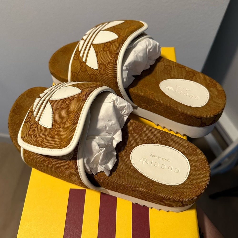 Adidas X Gucci GG Platform Sandal - Picture 5 of 7